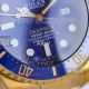 super clone rolex sea dweller yellow gold blue dial watch (3)_th.jpg
